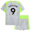 Original Trikotsatz Manchester City Haaland 9 Ausweichtrikot 2025-26 Für Kinder